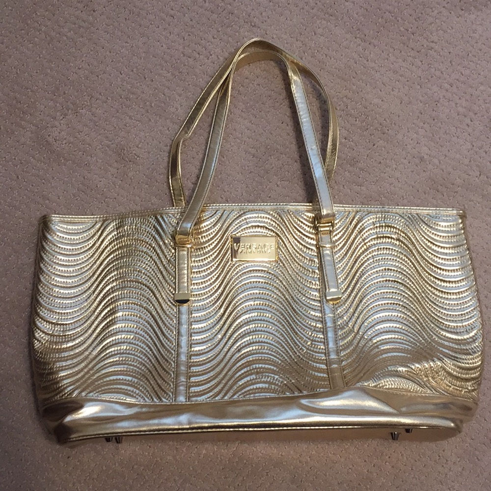 Large, Gold Tote Bag